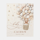 Geslachtsonderdrukte babyfeest cadeau voor de baby fleece deken (Voorkant)