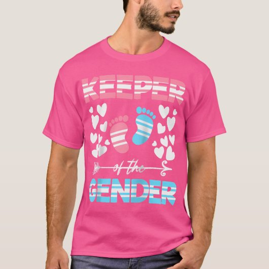 Geslachtsonthulling Feest Bewaarder Van Het Geslac T-shirt (Voorkant)