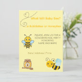 Geslachtsonthulling Thema Bij Save The Date (Staand voorkant)
