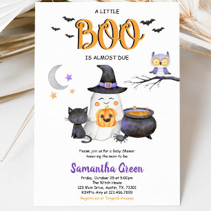 Geslachtsonzijdige A Little Boo Baby Shower Kaart