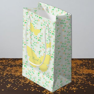 Geslachtsonzijdige baby shower tuinfeest klein cadeauzakje