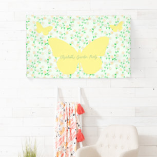 Geslachtsonzijdige baby shower tuinfeest spandoek