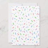 Geslachtsonzijdige Baby Sprinkle Kaart (Achterkant)