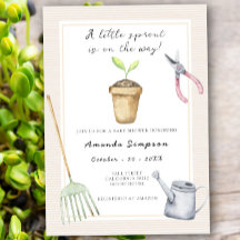Geslachtsonzijdige Kleine Spruit Baby Shower