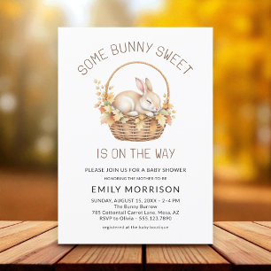 Geslachtsonzijdige Some Bunny Sweet Fall Baby Show Kaart