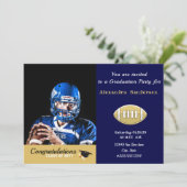 Geslachtsorgaan-navy blue van de fotospeler Footba Kaart (Staand voorkant)