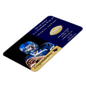 Geslachtsorgaan-navy blue van de fotospeler Footba Magneet (Linkerzijde)