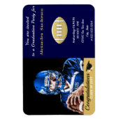 Geslachtsorgaan-navy blue van de fotospeler Footba Magneet (Verticaal)