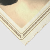 Geslachtspapier voor Rozen van Girl Holding Tissuepapier (Detail)