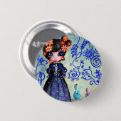 Geslachtsstrijd Ronde Button 5,7 Cm (Voorkant /achterkant)