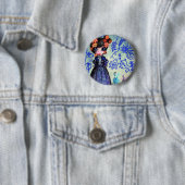 Geslachtsstrijd Ronde Button 5,7 Cm (In situ)