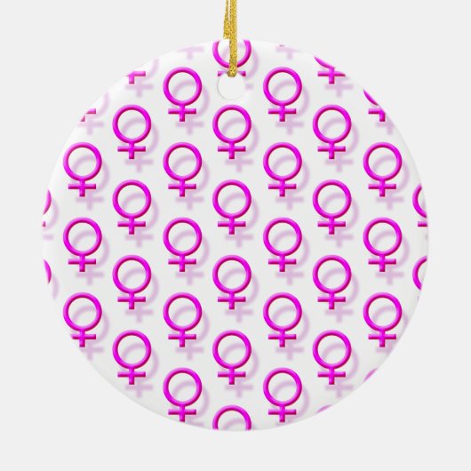 Geslachtssymbolen Keramisch Ornament (Achterkant)
