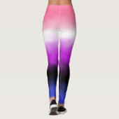 Geslachtsvloeibare Vlag Leggings (Achterkant)