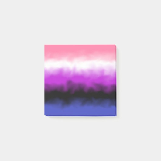 Geslachtvloeibare Vlag Post-it Notities Post-it® Notes (Voorkant)