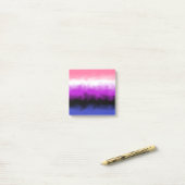 Geslachtvloeibare Vlag Post-it Notities Post-it® Notes (Op bureau)