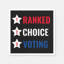 Geslagde keuzevrijheid cocktailservetten met RCV-p