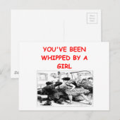 geslagen briefkaart (Voorkant / Achterkant)