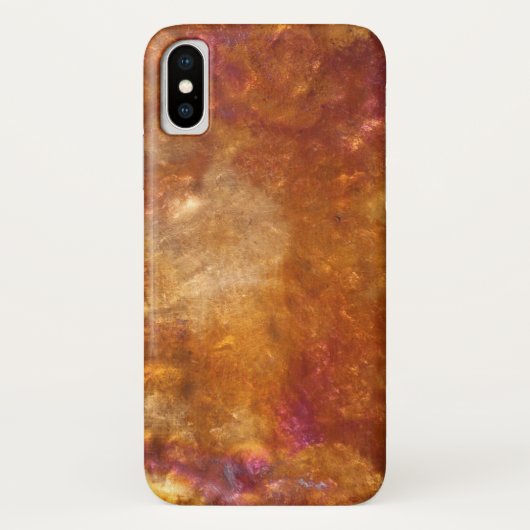 Geslagen koper met patina Case-Mate iPhone case (Achterkant)