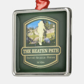 Geslagen Pad (B) Metalen Ornament (Links)