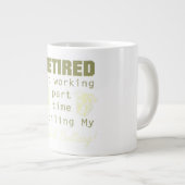 Gesleept Engels Bulldog Dog Owner Grote Koffiekop (Voorkant rechts)