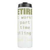 Gesleept Engels Bulldog Dog Owner Thermosbeker (Voorkant)