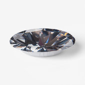 Geslepen Elegante Diamanten Edelsteen Afbeelding P Papieren Kommen (Gebogen)