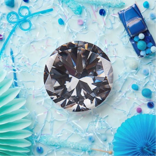 Geslepen Elegante Diamanten Edelsteen Afbeelding P Papieren Kommen (Feest)