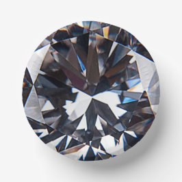 Geslepen Elegante Diamanten Edelsteen Afbeelding P Papieren Kommen