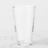 Geslepen geroten Samoyed Dog Cute Attitude Funding Glas (Rechts)