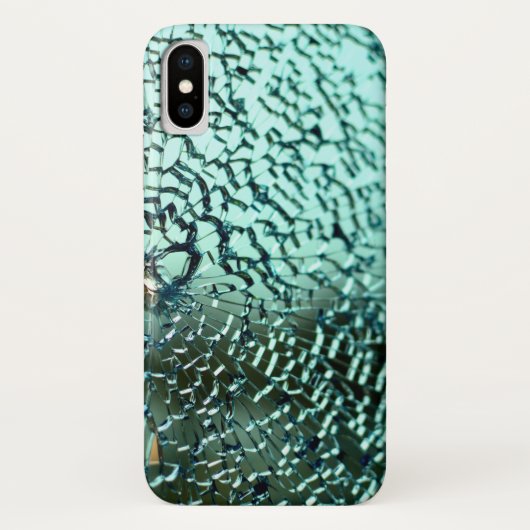 Geslepen glas, blauwgroen Case-Mate iPhone case (Achterkant)