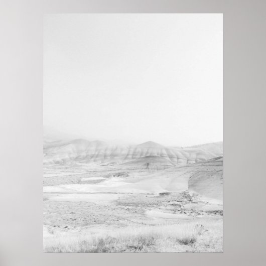 geslepen heuvels in het gestreepte gesteente poster (Voorkant)