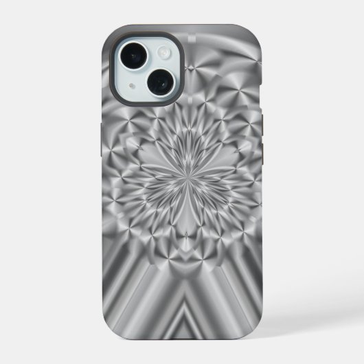 Geslepen Kristallen Klaver iPhone 15 Case (Achterkant)