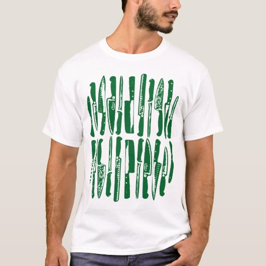 Geslikt en gedicteerd - Forest Green T-shirt (Voorkant)
