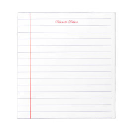 Geslined papier professioneel eenvoudig minimalist notitieblok