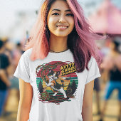 Geslopte Felines Yarn Dance Kat Chaos Incoming! T-shirt