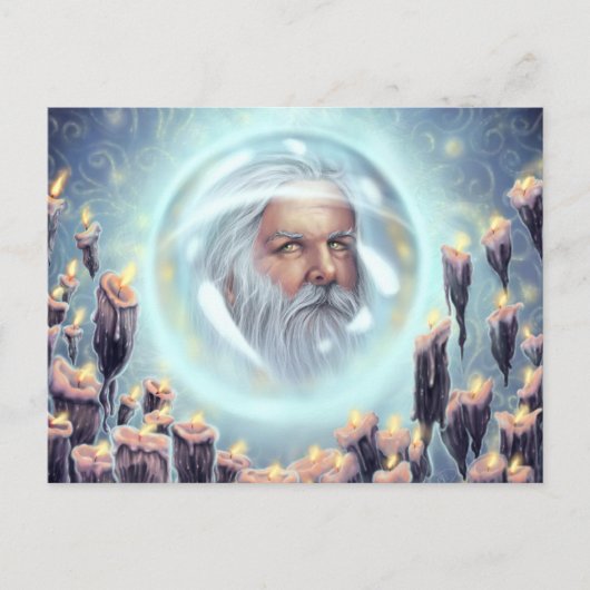 Gesloten binnen de Kristallen bol Briefkaart (Voorkant)