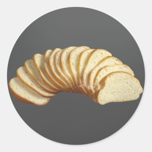 Gesloten brood ronde sticker (Voorkant)
