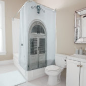 GESLOTEN DRUKDEUR BINNEN ZWARTE LICHTE ZIN DOUCHEGORDIJN (In situ)