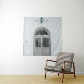 GESLOTEN DRUKDEUR BINNEN ZWARTE LICHTE ZIN WANDKLEED (In situ)