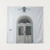 GESLOTEN DRUKDEUR BINNEN ZWARTE LICHTE ZIN WANDKLEED (Voorkant)