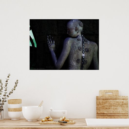 Gesloten en gebroken poster (Keuken)