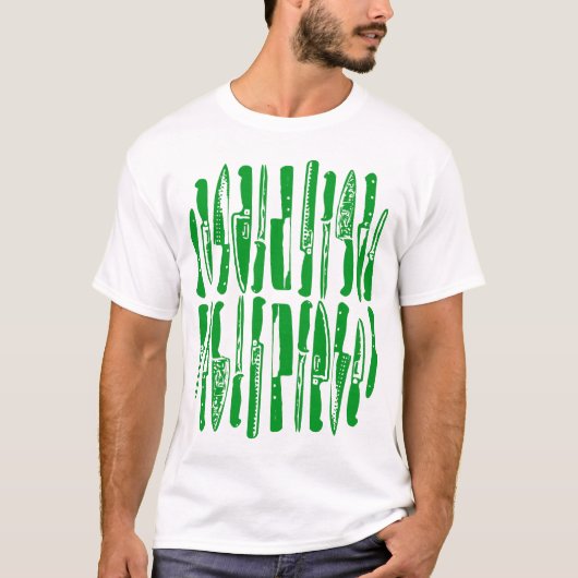 Gesloten en gediceerd - Groen gras T-shirt (Voorkant)