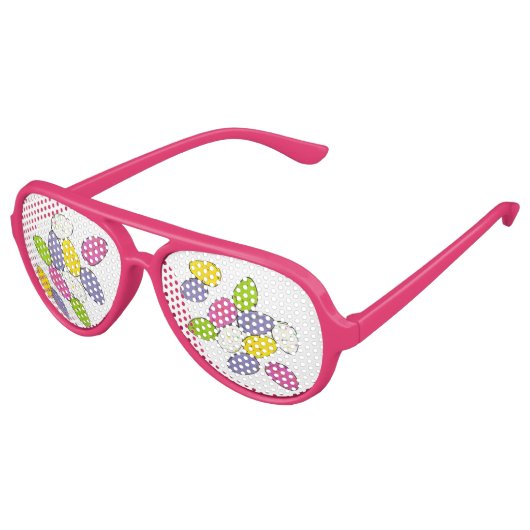 Gesloten gemalen melk PaashautSnoep Aviator Zonnebril (Gekanteld)