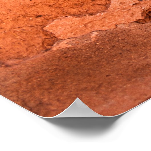 Gesloten houten raam in traditioneel marokkaans hu poster (Hoek)