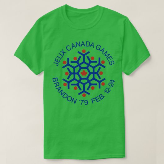 Gesloten Jeux Canada Spelen 1979 T-shirt (Design voorkant)