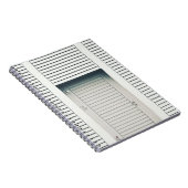 GESLOTEN LOUVER DEUR NOTITIEBOEK (Rechterzijde)