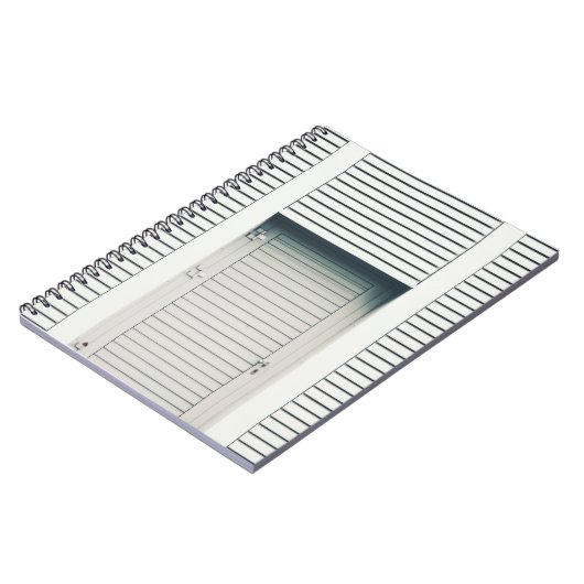 GESLOTEN LOUVER DEUR NOTITIEBOEK (Linkerzijde)