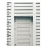 GESLOTEN LOUVER DEUR NOTITIEBOEK (Voorkant)