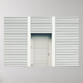 GESLOTEN LOUVER DEUR POSTER (Voorkant)