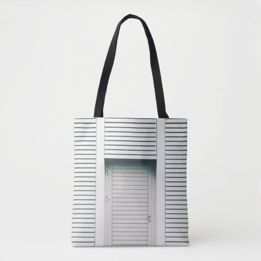 GESLOTEN LOUVER DEUR TOTE BAG (Voorkant)